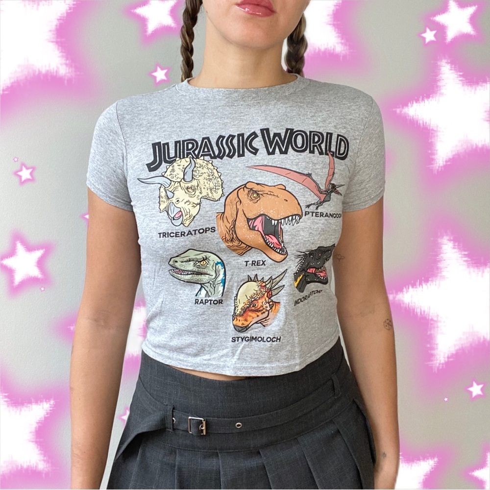 JURASSIC WORLD Cropped T-Shirt